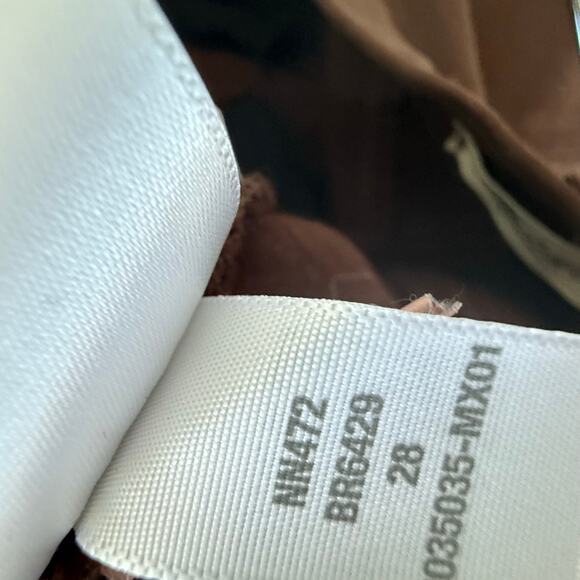 Madewell Denim Womens 28 Mid Rise Kick Out Jeans Coated Brown Stretch Bootcut - Picture 10 of 10